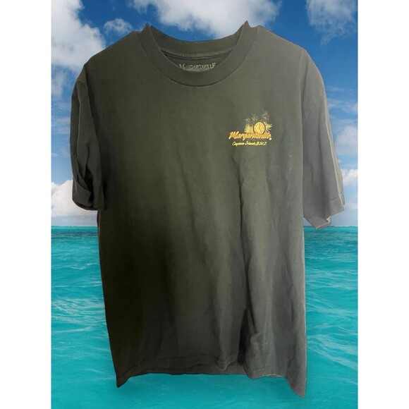 Vintage Margaritaville Cayman Islands BVI T-Shirt Adult Large Beach Parrot Drink - Picture 2 of 5